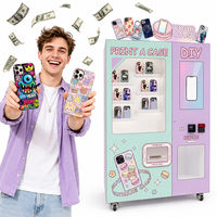 Distributeur automatique de coques de téléphone commercial pour centre commercial, machine à coques de téléphone avec impression personnalisée, kiosque de vente au détail