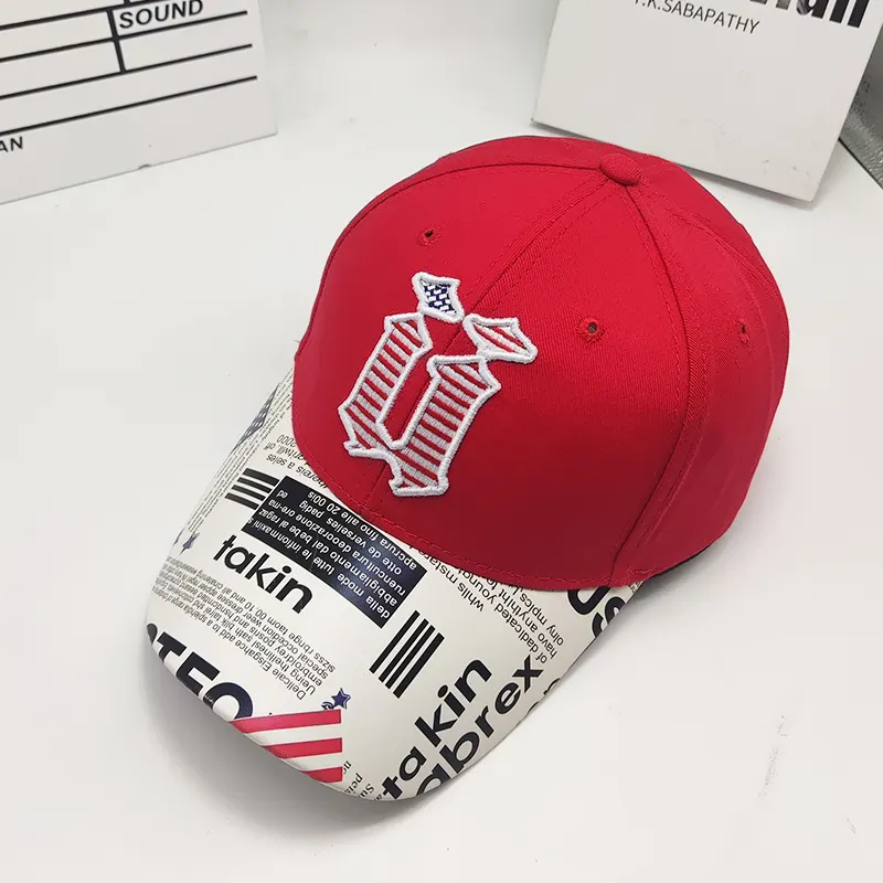 High Quality Three-dimensional Embroidery Printed Baseball Cap Custom Logo Sports Cap Soft Adjustable Caps