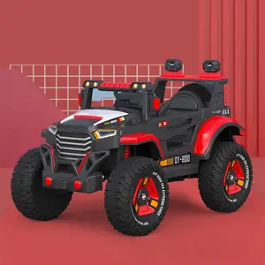 उच्च गुणवत्ता वाले बच्चों की इलेक्ट्रिक कार चार पहिया ड्राइव रिमोट कंट्रोल रिचार्जेबल 12V खुदाई खिलौना सवारी पर कार बच्चों के लिए