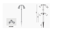 Lampes de jardin LED 12W DC IP65, projecteurs de pelouse, éclairage décoratif extérieur, lampes paysagères étanches