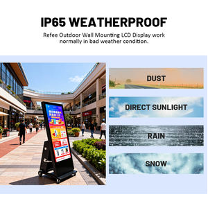 Kiosco <span class=keywords><strong>de</strong></span> Señalización Digital Portátil con Pantalla LCD <span class=keywords><strong>de</strong></span> 43 Pulgadas <span class=keywords><strong>de</strong></span> Alto Brillo (2500nits), Sistema Operativo Android y Retroiluminación LED <span class=keywords><strong>de</strong></span> Borde - Product Image 3