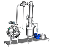 Fruit-sap, melk, zuivelproducten, vloeistofconcentratie, verwerkingsinstallatie, systeem, apparatuur, vacuümverdamper