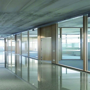 División de Pared de Vidrio Acústico con Marco de Aluminio y Diseño <span class=keywords><strong>Delgado</strong></span> para Sala de Conferencias de Oficina, Fácil de Instalar - Product Image 2