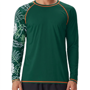 เสื้อรัดกล้ามเนื้อแบบแห้งเร็วพิมพ์ลายดิจิตอลแบบกำหนดเองใหม่ปี 2019 สำหรับกีฬา MMA สำหรับผู้ชาย (โพลีเอสเตอร์/สแปนเด็กซ์) - Product Image 1