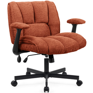 <span class=keywords><strong>Silla</strong></span> de <span class=keywords><strong>Oficina</strong></span> con Patas Cruzadas 2026, <span class=keywords><strong>Brazos</strong></span> Abatibles y Ruedas, Asiento Ancho, con Soporte Lumbar Dinámico Integrado - Product Image 6