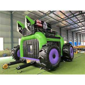 Structure gonflable <span class=keywords><strong>Monster</strong></span> Truck de haute qualité, structure gonflable Grave Digger - Product Image 3