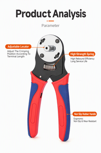Alicates de crimpado de alta resistencia compatibles con la herramienta de prensado de terminales aislados <span class=keywords><strong>Iwiss</strong></span> - Product Image 4