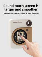 Kamera Instan HPRT Z6 Pro Printer Foto All-in-One Stabilisasi Gambar Displacement Layar 1,8 inci NFC untuk Pelajar