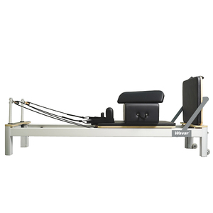Reformer de <span class=keywords><strong>Pilates</strong></span> Commercial Portable Multifonctionnel en Alliage d'Aluminium Blanc et Noir, Durable, Écologique et Sain pour Studio et <span class=keywords><strong>Gym</strong></span> - Product Image 1