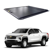Chevrolet Silverado EV Roll N Lock volet roulant Topper couvercle rétractable en alliage d'aluminium robuste opération d'enroulement étanche