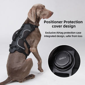 สายจูง<span class=keywords><strong>สุนัข</strong></span>แบบมีหูจับ สะท้อนแสงสำหรับใช้งานกลางแจ้ง <span class=keywords><strong>พ</strong></span>ร้อมช่องใส่ติดตั้งอุปกรณ์ระบุตำแหน่ง ไม่รั้ง ปรับได้ แบบเสื้อกั๊กยุทธวิธีสำหรับสัตว์เลี้ยง - Product Image 5