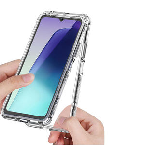 360ปกป้องเต็มตัวกันกระแทกป้องกันลายนิ้วมือ TPU + PC + เคสโทรศัพท์ใสคริสตัลอะคริลิกสำหรับ Redmi 14C 13X A5 <span class=keywords><strong>A4</strong></span> g 4g - Product Image 2