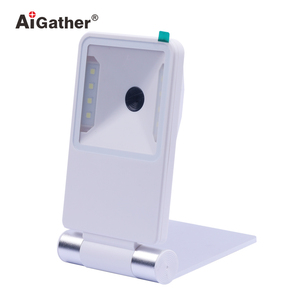 Aigather đa hướng tay miễn phí USB có dây mini dễ dàng để gấp 1D 2D QR mã vạch quét Máy tính để bàn Máy quét A-20 + - Product Image 2