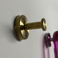 Crochets en métal doré, argenté et noir, pratiques et très vendus, pour le rangement et la fixation d'objets pour la décoration murale