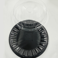 Boîte à gâteau transparente jetable et réutilisable, type dôme, ronde, 7'', 8'', 10''