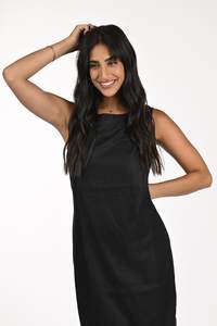 2024 été en gros Maxi robe pour femmes manches bouffantes longue coton tissu Style Simple solide plage élégant Boho tenue décontractée - Product Image 4