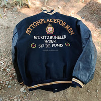 Chaqueta Varsity Negra Personalizada para Hombre, Mangas de Cuero, Parche Bordado, Chaqueta Bomber de Béisbol, Fabricante de Ropa de Marca Privada OEM ODM