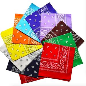 Pañuelos de algodón con estampado de doble cara, 22X22 pulgadas, 100%, Paisley, vaquero, Bandana para fiesta, pañuelos - Product Image 2