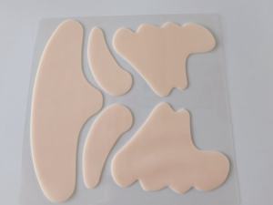 2024 جديد رقيقة جدا 5 قطع من رقعة الجبهة والعين الناعمة القابلة لإعادة الاستخدام سيليكون لاصقات مكافحة التجاعيد - Product Image 3