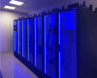 Armoire serveur W-TEL 19 pouces, rack de serveur modulaire intelligent 42U en acier SPCC, solutions de confinement d'allée pour centre de données en stock