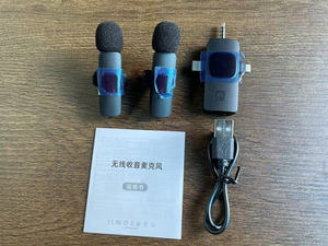 K1 3-en-1 Micrófono profesional Micrófono inteligente sobre la oreja Reducción de ruido para cámaras SLR <span class=keywords><strong>Android</strong></span> <span class=keywords><strong>Vlogging</strong></span> Microfono - Product Image 5