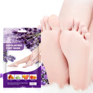 Cilt bakımı diy aloe vera papaya lavanta yumuşatıcı levhalar ayak maskesi ürünleri spa nemlendirici peeling footmask kabuğu