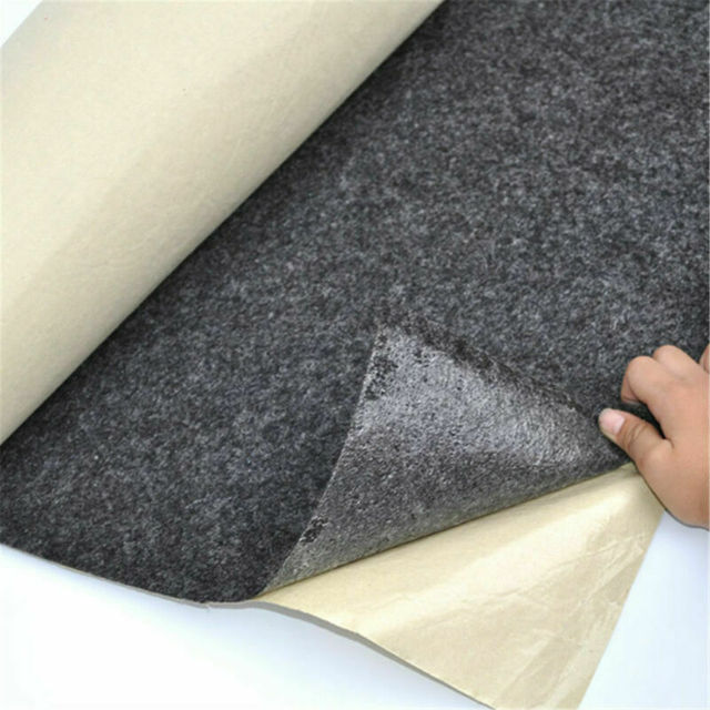 50X100cm Speaker Black Cloth Self Adhesive Felt Covering Car Woofer Furniture Fabric  Hi-Fi Wide