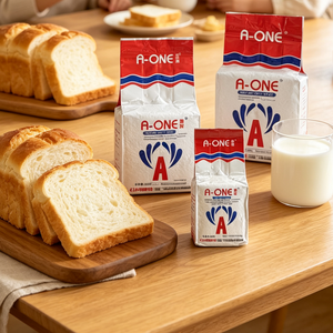 A-ONE <span class=keywords><strong>Levadura</strong></span> Seca Activa Instantánea de Fermentación Rápida, Certificada Halal y HACCP, Envasada al Vacío, 500g 450g 400g 125g 100g, Para Hornear <span class=keywords><strong>Pan</strong></span> - Product Image 2