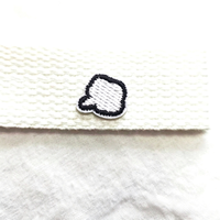 Patchs thermocollants brodés noirs et blancs, motifs lettres, animaux, cœurs, étoiles, pour porte-clés, vêtements et loisirs créatifs DIY