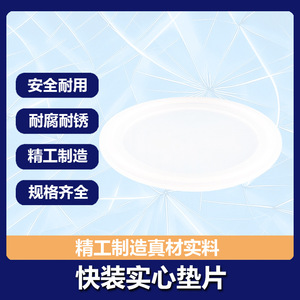 ปะเก็นหน้าแปลนแบบตาบอด YF PTFE ทรงกลม ทนความร้อนสูง สำหรับงานยึดแบบหนีบ - Product Image 5