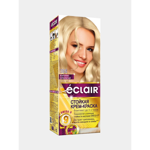 Eclair EC01 Permanent <b>Hair</b> <b>Color</b> Cream with Oils OMEGA9 Sachet Pack Professional Salon <b>Hair</b> Dye - Product Image 5
