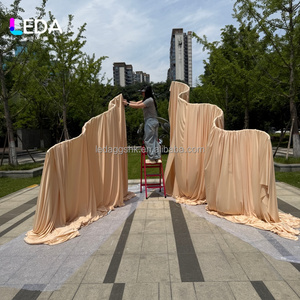 LEDA Cadre Métallique Ondulé en S à Hauteur Réglable, Idéal pour Décoration de Mariage et Événements Extérieurs – Meilleure Vente - Product Image 5