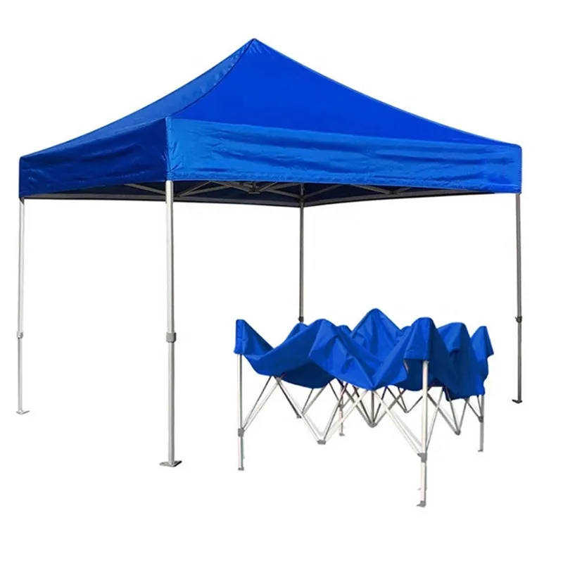Aluminum Hexagon Frame Trade Show Pop up Tent High Quality Outdoor Polyester Full Cassette Electronic Retractable Awning