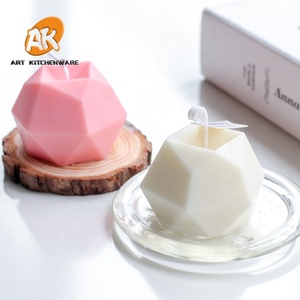 AK 3D Cube Ball แม่พิมพ์เทียนซิลิโคนแม่พิมพ์เพชร<span class=keywords><strong>ก้อน</strong></span>เดียวซิลิโคนสำหรับ DIY เทียนหอมระเหยยิปซั่ม - Product Image 6