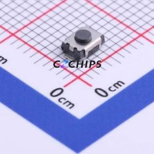 TS-1807R-2026 Tactile Switch SMD Switch Single Pole Single Throw Round Button 2.6N Vertical Mount - Product Image 1