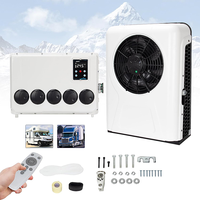 Nouveau climatiseur mobile 12V 24V à réfrigérant R-134A pour camion, camping-car, stationnement, avec ventilateur et compresseur pour climatisation automobile