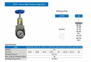 Válvula reductora de aire de alta presión, piezas neumáticas de buena calidad, venta de válvula reductora de aire de alta presión,/50 - Product Image 3