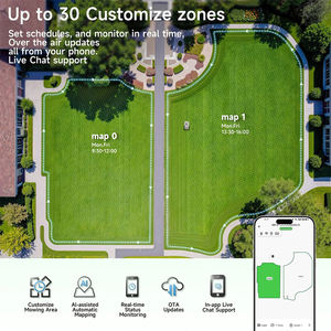 Cortadora <span class=keywords><strong>de</strong></span> Césped <span class=keywords><strong>El</strong></span>éctrica Inalámbrica con Control Remoto, Compacta, a Batería, Robot Cortacésped Autónomo, Superventas - Product Image 5
