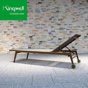 All Weather Modern <strong>Outdoor</strong> Furniture Aluminum Fabric <strong>Sun</strong> Beds Wheel Swimming Pool Teak Wood <strong>Outdoor</strong> <strong>Sun</strong> <strong>Lounger</strong>