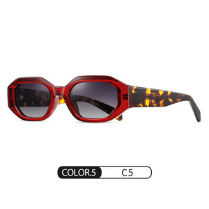 DANDA Irregular Rectangle <b>Sunglasses</b> S26122 UV400 <b>Gradient</b> Lenses Men Fashion Sun Glasses - Product Image 5