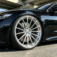 Jantes monobloc en aluminium de qualité aérospatiale 18 19 20 pouces PCD 5x112 5x120 5x114.3 finition brossée argentée pour BMW Série 3
