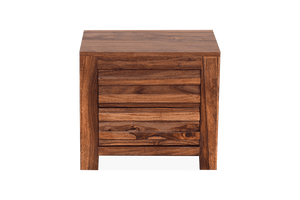 Mesita de noche de madera maciza de diseño moderno, armario de almacenamiento Natural, muebles de dormitorio Imperia para Hotel, uso doméstico, sala de estar a granel - Product Image 2