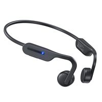 Écouteurs sans fil Bluetooth à conduction osseuse, étanches IPX5, avec suppression active du bruit (ANC), design ouvert, pour le sport, tour de cou