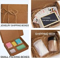 Boîte d'emballage personnalisée avec logo gratuit, boîtes d'expédition écologiques pour produits de beauté naturels, boîte à courrier en papier kraft