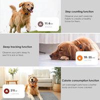 Collar con Rastreador GPS para Mascotas, Perros y Gatos, Resistente al Agua IP68, Posicionamiento Global en Tiempo Real, Monitor de Actividad y Salud, Tarjeta SIM Antipérdida