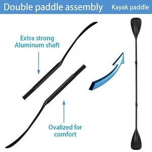 HONOR 3K 12K Karbon Fiber Ayarlanabilir Hafif Katlanabilir Kayak ve SUP Küreği Özel Renk/Logo ile - 2 Pound - Product Image 3