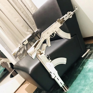 Customization Villa <strong>Lounge</strong> Furniture Stainless Steel Creativity Ak 47 Coffee <strong>Table</strong> Round Coffee <strong>Side</strong> <strong>Tables</strong> - Product Image 3