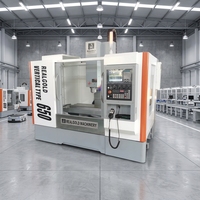 Centre d'usinage vertical CNC VMC650 avec guide linéaire taïwanais, broche BT40, haute précision, fournisseur de machines de fraisage