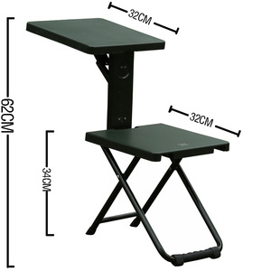 Sedia Pieghevole da Campeggio Multifunzionale, Sgabello Portatile per Esterni, Sedia Singola per Studio e Scrittura - Product Image 6