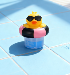 Distributeur de produits chimiques pour <span class=keywords><strong>piscine</strong></span> en forme de canard, pour distributeur de comprimés de chlore flottant avec un design mignon pour l'entretien des piscines - Product Image 4